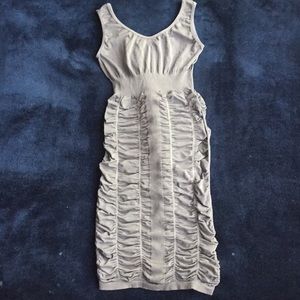 Gray nylon dress